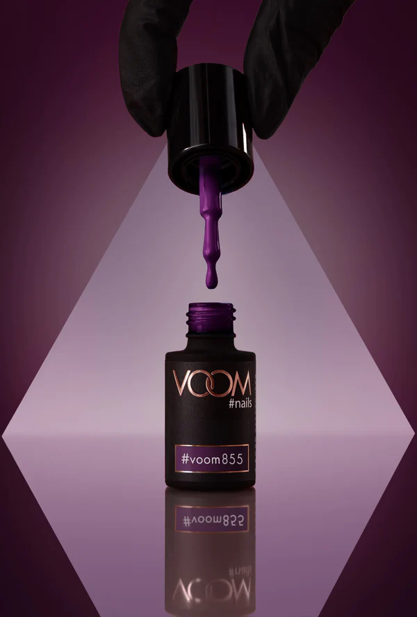 Kolorowy lakier hybrydowy #voom855 PURPLE POWER TRIP 5 ml