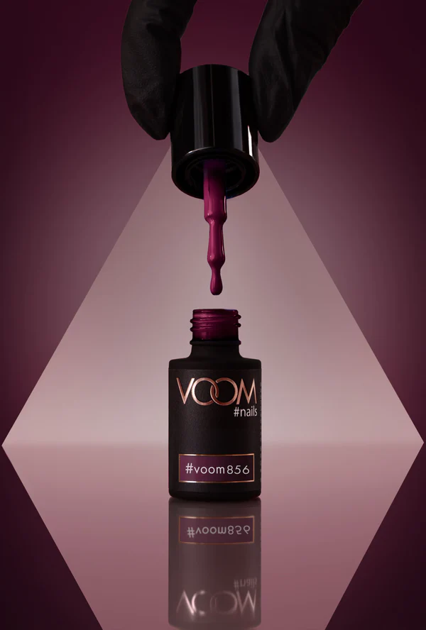 Kolorowy lakier hybrydowy #voom856 BERRY GOOD 5 ml